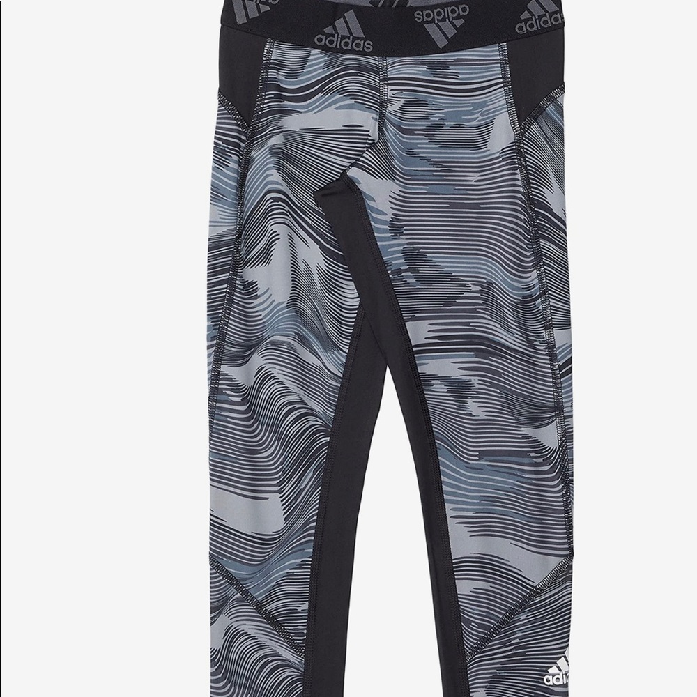 NWT adidas Boy's Aeroready Camo Print Techfit Tights